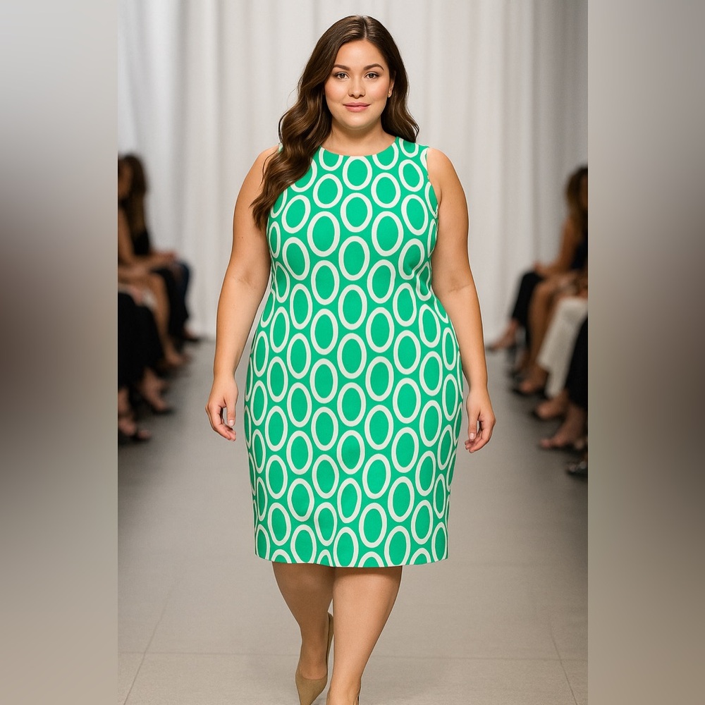 🛍️ Dress - Alyx Green Geometric Dress